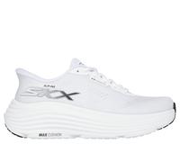 Skechers Women's Slip-ins: Max Cushioning Endeavour - Hallandale Sneaker in White/Black, Size 6 | Textile/Synthetic, Vegan, Machine Washable