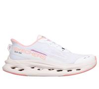 Skechers Women's MAX Cushioning Glide-Step Caledonia Slip-On, White, 4.5
