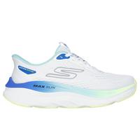 Skechers Women's Slip-ins: Max Run Sneaker in White, Size 4.5 | Textile/Synthetic, Machine Washable