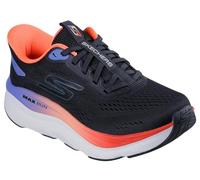 Skechers Women's Max Run Slip-in Trainers, Black Textile/Multi Trim, 5 UK