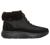 Skechers Women's Slip-ins: On-The-GO Encore - Cosy Fit Maisie Boots in Black, Size 5 Wide | Textile/Leather/Metal