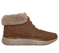 Skechers Women's Slip-ins: On-The-GO Encore - Cosy Fit Maisie Boots in Brown, Size 5.5 | Textile/Leather/Metal