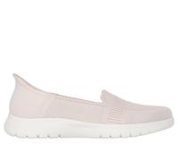 Skechers Women's Slip-ins: On-The-GO Flex - Camellia Shoes in Nude Natural, Size 6.5 | Textile, Vegan, Machine Washable