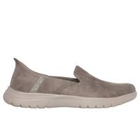 Skechers Women's Slip-ins: On-the-GO Flex - Captivating Flats in Taupe, Size 3.5 | Textile/Synthetic, Vegan, Machine Washable
