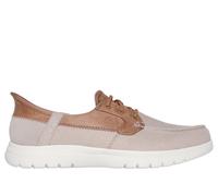 Skechers Women's Slip-ins: On-the-GO Flex - Palmilla Shoes in Taupe, Size 5 | Textile, Vegan, Machine Washable