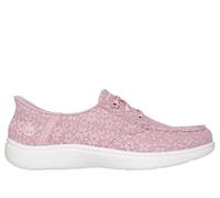 Skechers Women's Slip-ins: On-the-GO Flex Radiant - Leilani Shoes in Rose, Size 4 | Textile/Metal, Vegan, Machine Washable