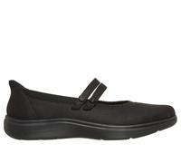 Skechers Women's Slip-ins: On-The-GO Flex Radiant - Mallory Slip-On Shoes in Black, Size 6 | Textile, Vegan, Machine Washable