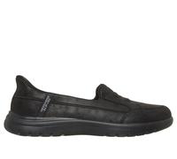 Skechers Women's Slip-ins: On-The-GO Flex - Source Shoes in Black, Size 2 | Textile, Vegan, Machine Washable