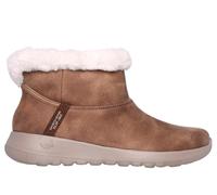 Skechers for woman. 144800 Slip-ins On the Go Joy Cozy Dream brown leather ankle boots (36), Flat, None, Casual
