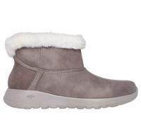 Skechers On-the-GO Joy Cozy Dream Polyester Women's Dark Taupe Winter Ankle Boots - UK 8 / EU 41 / US 11