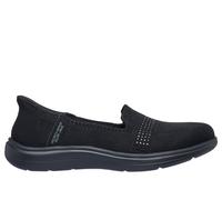 Skechers Women's Slip-ins: On-The-GO Radiant - Uptown Flats in Black, Size 7 | Textile/Glass, Vegan, Machine Washable