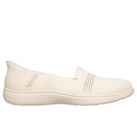 Skechers Women's Slip-ins: On-The-GO Radiant - Uptown Flats in Off White, Size 5.5 | Textile/Glass, Vegan, Machine Washable