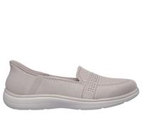 Skechers Women's Slip-ins: On-The-GO Radiant - Uptown Flats in Taupe, Size 6 | Textile/Glass, Vegan, Machine Washable