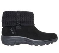 Skechers Women's Slip-ins Relaxed Fit: Easy Going - Cosy Lovin' Boots in Black, Size 3.5 | Leather/Textile