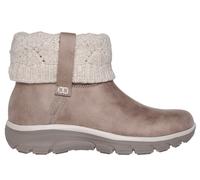 Skechers Women's Slip-ins Relaxed Fit: Easy Going - Cosy Weather 2 Boots in Taupe, Size 5 | Textile, Vegan
