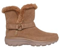 Skechers Women's Slip-ins Relaxed Fit: Easy Going - Dreamers Luxe Vibes Boots in Chestnut, Size 7 | Leather/Textile/Metal