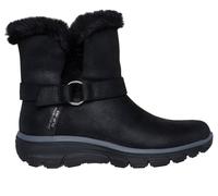 Skechers Women's Slip-ins Relaxed Fit: Easy Going - Dreamers Move Boots in Black, Size 3.5 | Textile/Metal, Vegan