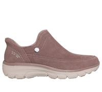 Skechers Women's Slip-ins Relaxed Fit: Easy Going - Modern Whisper Bootie in Mauve, Size 5.5 | Leather/Textile