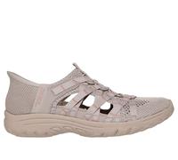 Skechers Women's Slip-ins RF: Reggae Fest 2.0 - Neap Tide Sandals in Taupe, Size 6.5 | Textile/Synthetic, Vegan, Machine Washable