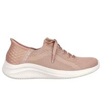 Skechers Women's Zapatillas de Mujer para Caminar Ultra Flex 149710 Rosa Gymnastics Shoes, Tan Knit/Trim, 3 UK