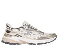 Skechers Women's Slip-ins: Stamina Sport Sneaker in Natural/Gold, Size 5.5 | Synthetic/Textile/Leather