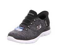Skechers Womens Slip Ins: Summits Dazzling Haze Runners Black/White 6.5 (39.5)