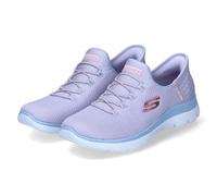 Skechers Womens Slip Ins: Summits Diamond Dream Grey/Lavender 6.5