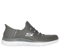 Skechers Women's Slip-ins: Summits - Diamond Dream Sneaker in Olive, Size 4.5 | Textile/Synthetic, Vegan, Machine Washable