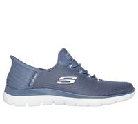Skechers Women's Slip-ins: Summits - Diamond Dream Sneaker in Slate, Size 6.5 | Textile/Synthetic, Vegan, Machine Washable