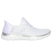Skechers Women's Summits Diamond Dream Sneaker, White, 4.5 UK