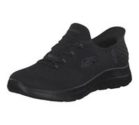Skechers Womens Slip Ins: Summits Diamond Dream Trainers Triple Black 3 (36)