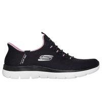 Skechers Women's Slip-ins: Summits - Dream Chaser Sneaker in Black/Mauve, Size 6 | Textile/Synthetic, Vegan, Machine Washable
