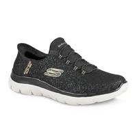 Skechers Womens Slip-Ins: Summits-Lunar Glow Trainers Black Size 9 | Spring Summer Collection | Trainer