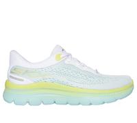 Skechers Women's Slip-ins: Summits Plus - Light Speed Sneaker in White, Size 3 | Textile/Synthetic, Vegan, Machine Washable
