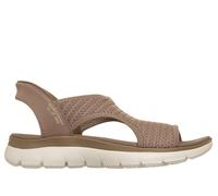 Skechers Women's Slip-ins: Summits - Sweetly Evolved Sandals in Mocha, Size 4 Wide | Textile, Vegan, Machine Washable