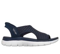 Skechers Women's Slip-ins: Summits - Sweetly Evolved Sandals in Navy Blue, Size 2 Wide | Textile, Vegan, Machine Washable