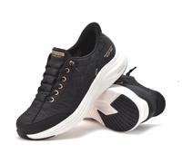Skechers Womens Slip-Ins Trainers Contour Foam-Cozy Fit Golden Hour Hands Free