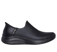Skechers Women's Slip-ins: Ultra Flex 3.0 - All Smooth Sneaker in Black, Size 5 | Leather/Synthetic/Textile