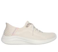 Skechers Women's Ultra Flex 3.0 Brilliant Path 149710 NAT, Natural Knit/Periwinkle Trim, 8 UK