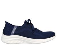 Skechers Women's Ultra Flex 3.0 Brilliant Path Slip-On Sneakers, Navy Knit/Navy Trim, 5.5 UK Wide
