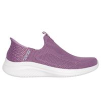 Skechers Women's Slip-ins: Ultra Flex 3.0 - Easy Win Sneaker in Purple, Size 4 | Textile/Synthetic, Vegan, Machine Washable