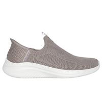 Skechers Women's Slip-ins: Ultra Flex 3.0 - Easy Win Sneaker in Taupe, Size 6.5 | Textile/Synthetic, Vegan, Machine Washable