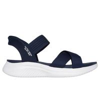 Skechers Women's Ultra Flex 3.0-Never Netter Hands Free Slip-ins Sandal, Navy, 5 UK
