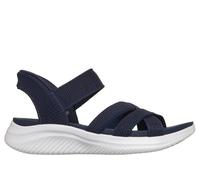 Skechers Women's Slip-ins: Ultra Flex 3.0 Sandal - Forever Better Sandals in Navy Blue, Size 2 | Textile, Vegan, Machine Washable