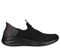 Skechers Women's Ultra Flex 3.0 Smooth Step Sneaker, Black Knit Jersey Trim, 3 UK