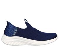 Skechers Women's Ultra Flex 3.0 Smooth Step Sneaker, Navy Knit Jersey Trim, 7 UK