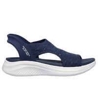 Skechers Women's Ultra Flex 3.0-Sun Warmth Hands Free Slip-ins Sandal, Navy, 2.5 UK