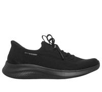 Skechers Women's Slip-ins: Ultra Flex 4.0 Sneaker in Black, Size 7 | Textile/Synthetic, Vegan, Machine Washable