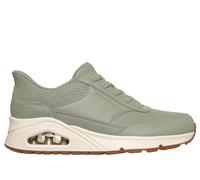 Skechers Women's Slip-ins: UNO - Banksia Luxe Sneaker in Sage, Size 5 | Synthetic/Textile