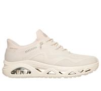 Skechers Women's Slip-ins: UNO Glide-Step - Air Gliders Sneaker in Off White, Size 5.5 | Textile/Synthetic